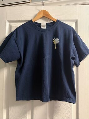 Eat More Tees Navy Southern Tee Size Large